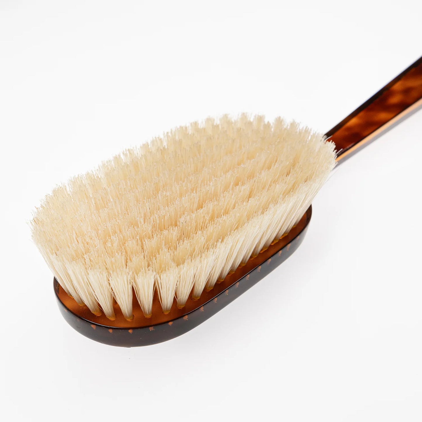 Tortoiseshell Whitened Natural Soft Bristle Bath Brush
