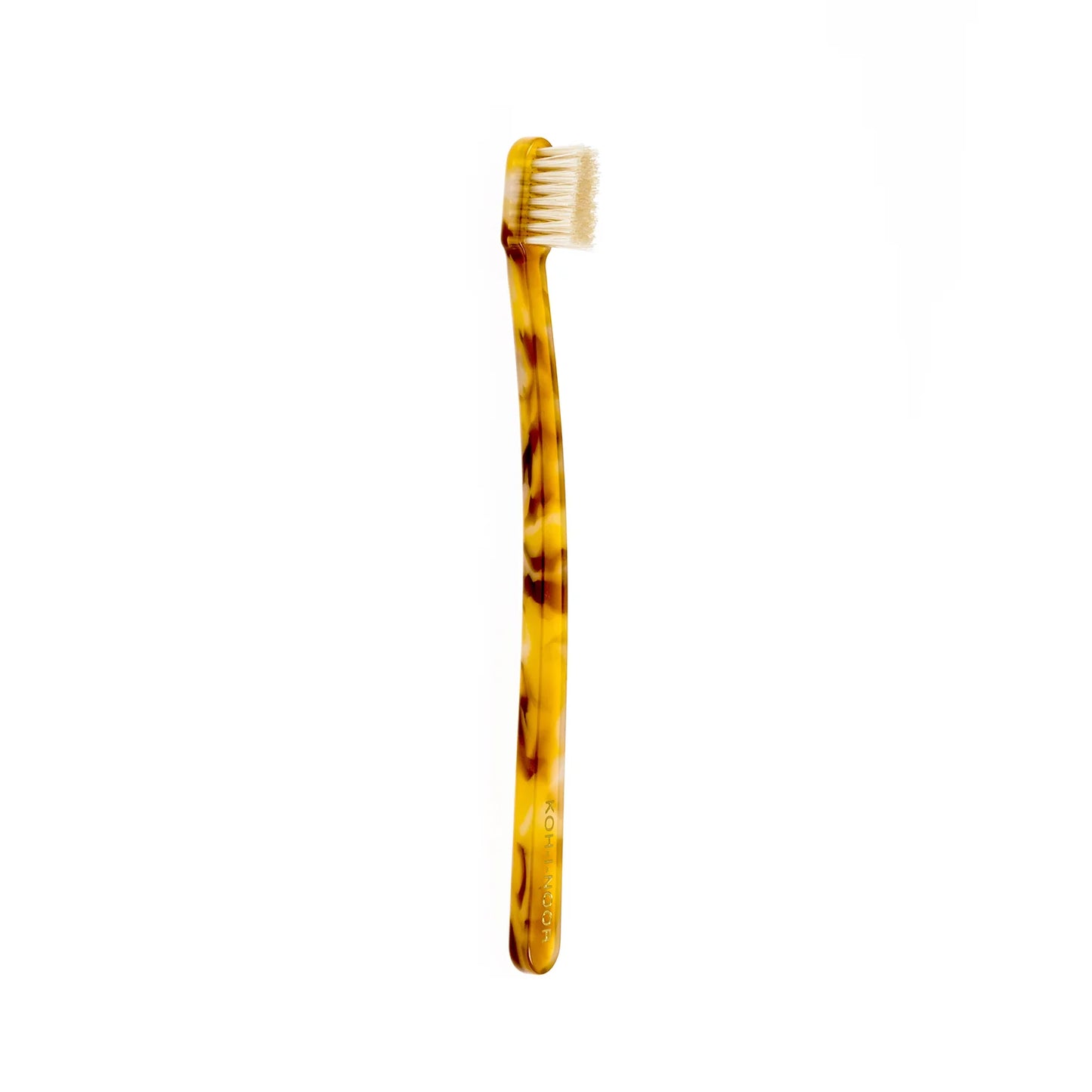 Coccola Tiny Head Toothbrush Medium Natural Bristles HONEY
