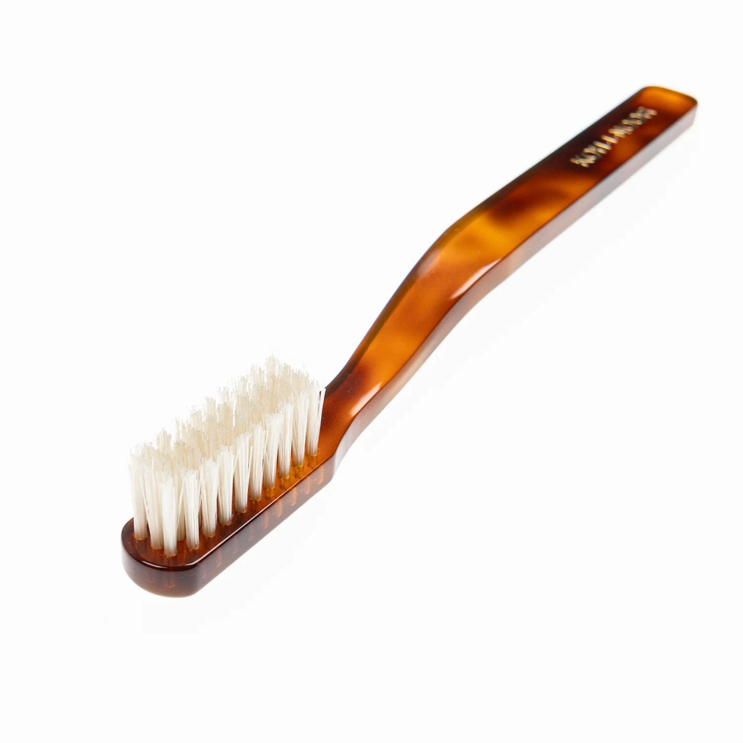 Tortoiseshell Toothbrush Soft Natural Bristles Big Head