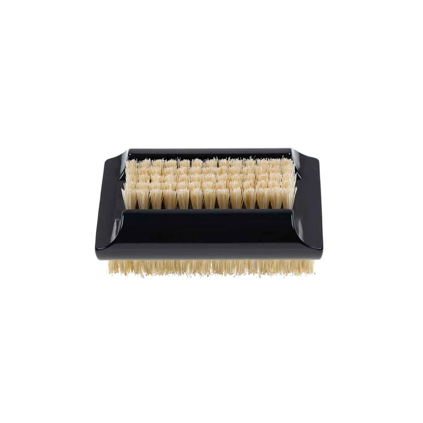 Professional Double Nail Brush Boar Bristle BLACK