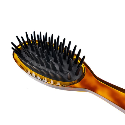 Tortoiseshell Pneumatic Detangling Hair Brush Conika with Rubber Pins