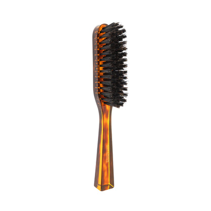 Tortoiseshell Hair Brush with Boar Bristles. Rectangular Large