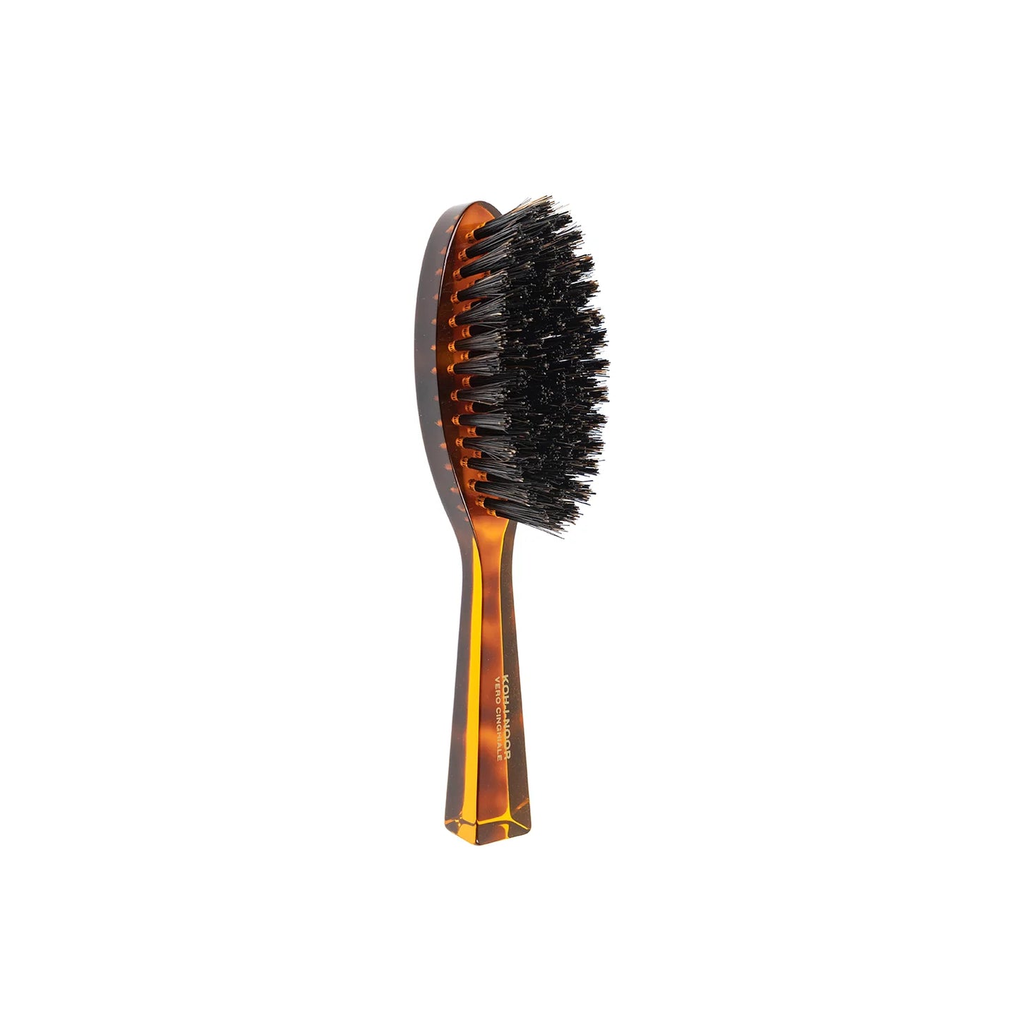 Tortoiseshell Hair Brush with Boar Bristles. Oval Medium