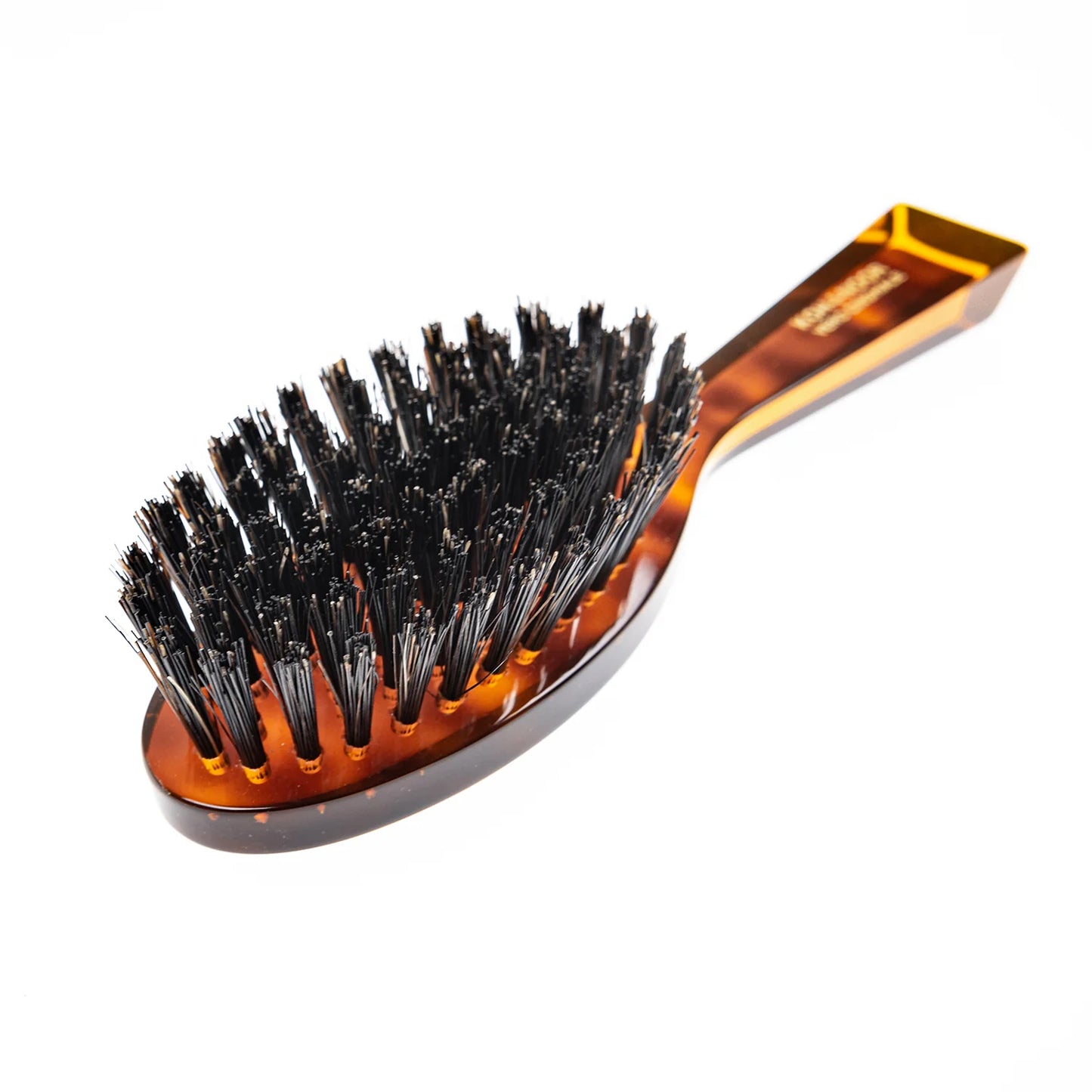 Tortoiseshell Hair Brush with Boar Bristles. Oval Medium