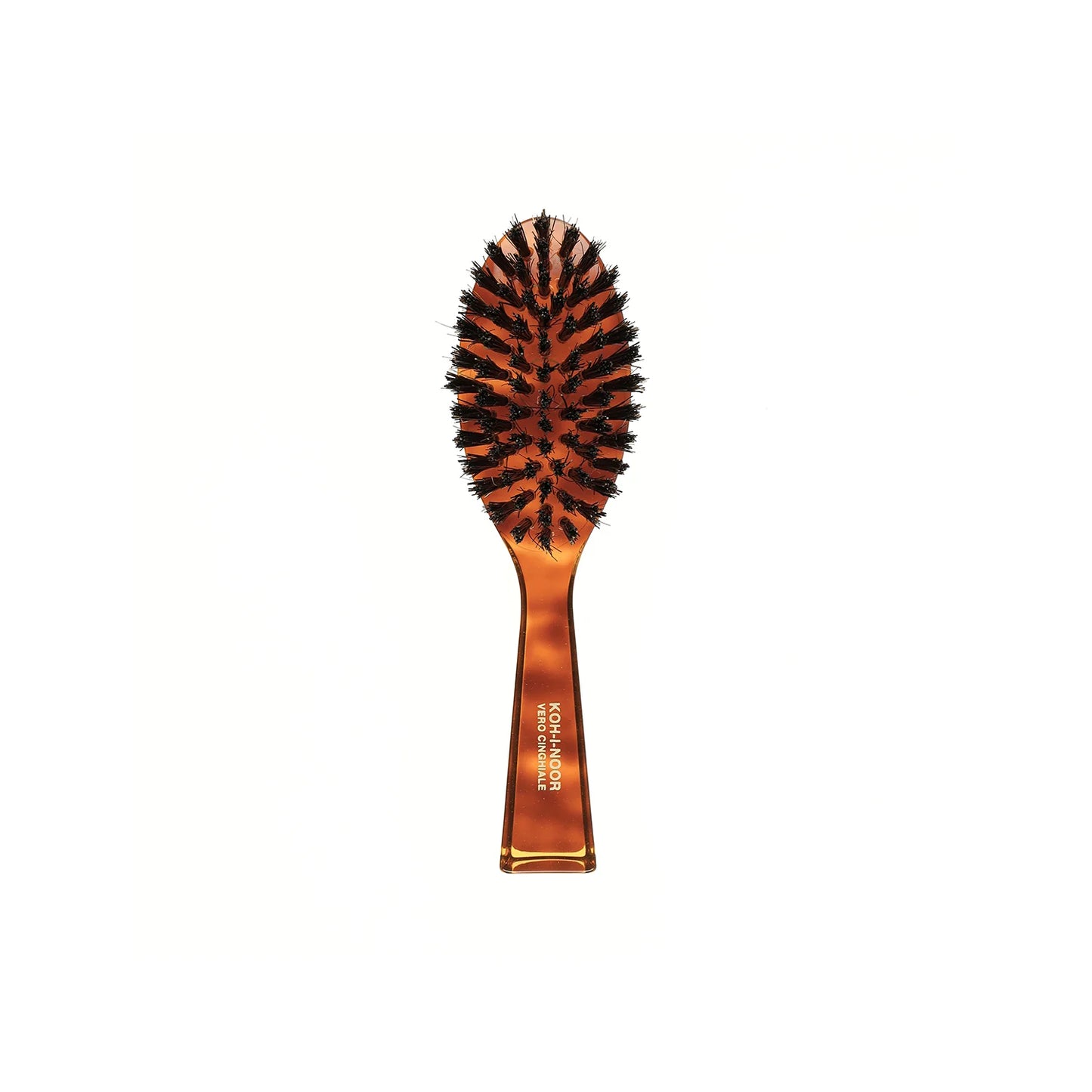 Tortoiseshell Hair Brush with Boar Bristles. Oval Medium