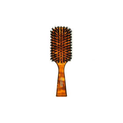 Tortoiseshell Military Hair Brush with Boar Bristles. Rectangular Large
