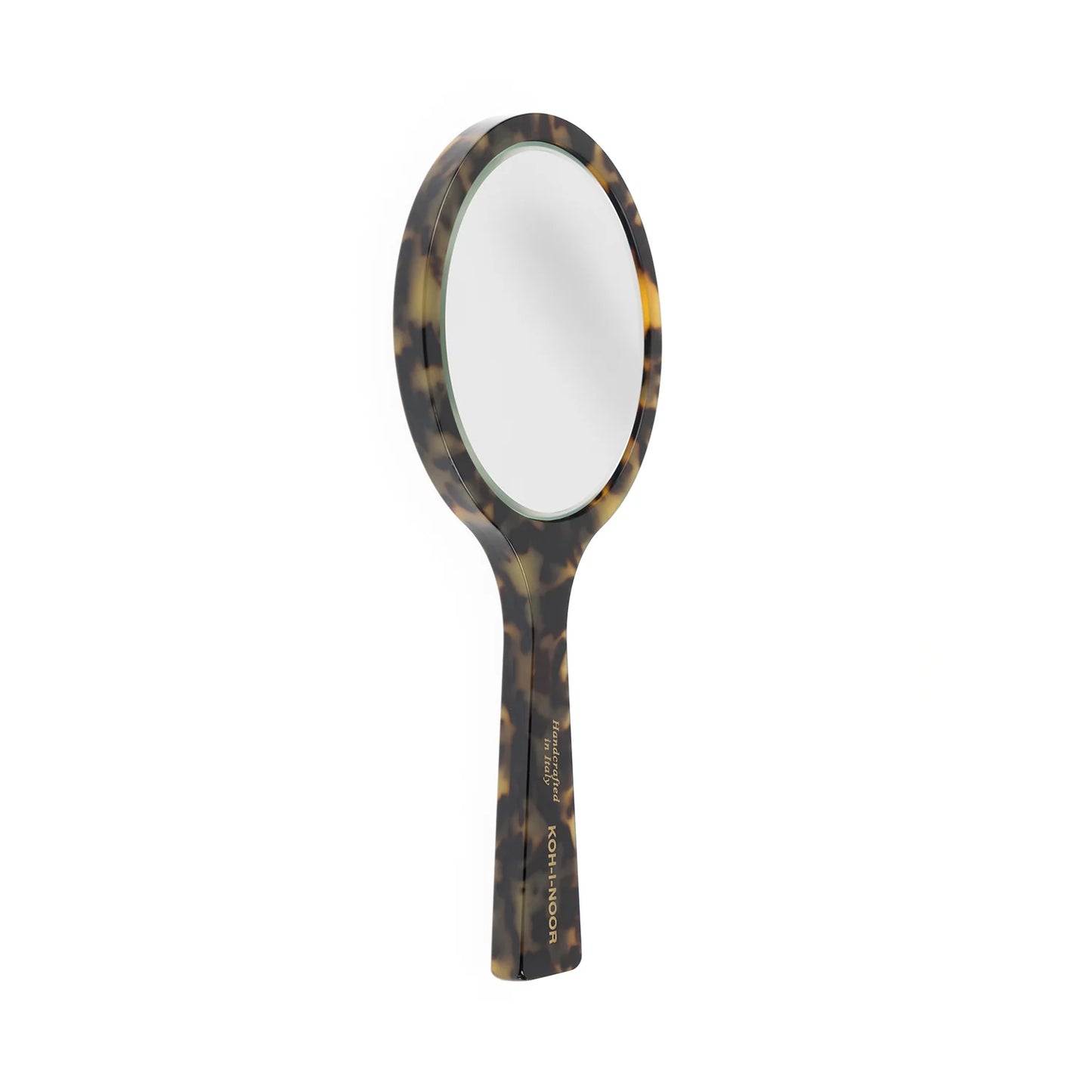 Luxury Flat Mirror with Handle HAVANA GREEN