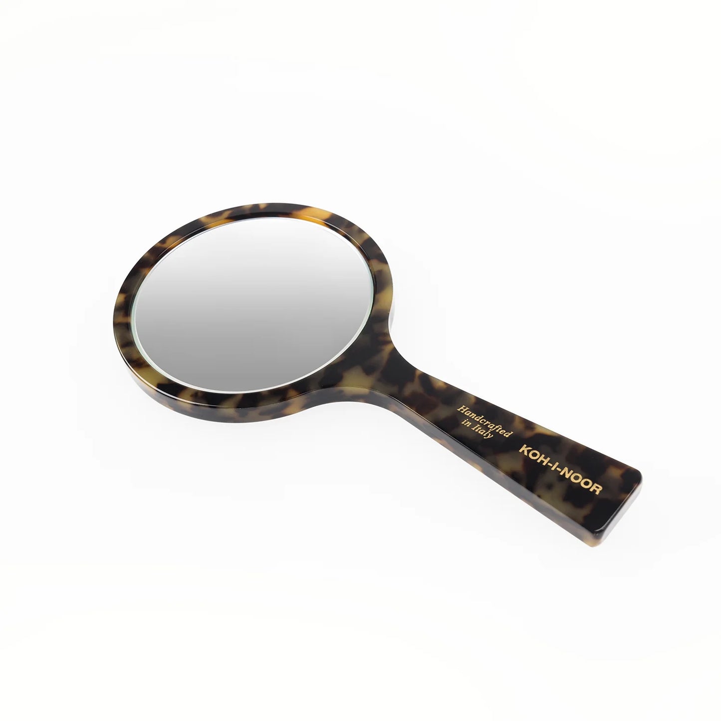 Luxury Flat Mirror with Handle HAVANA GREEN