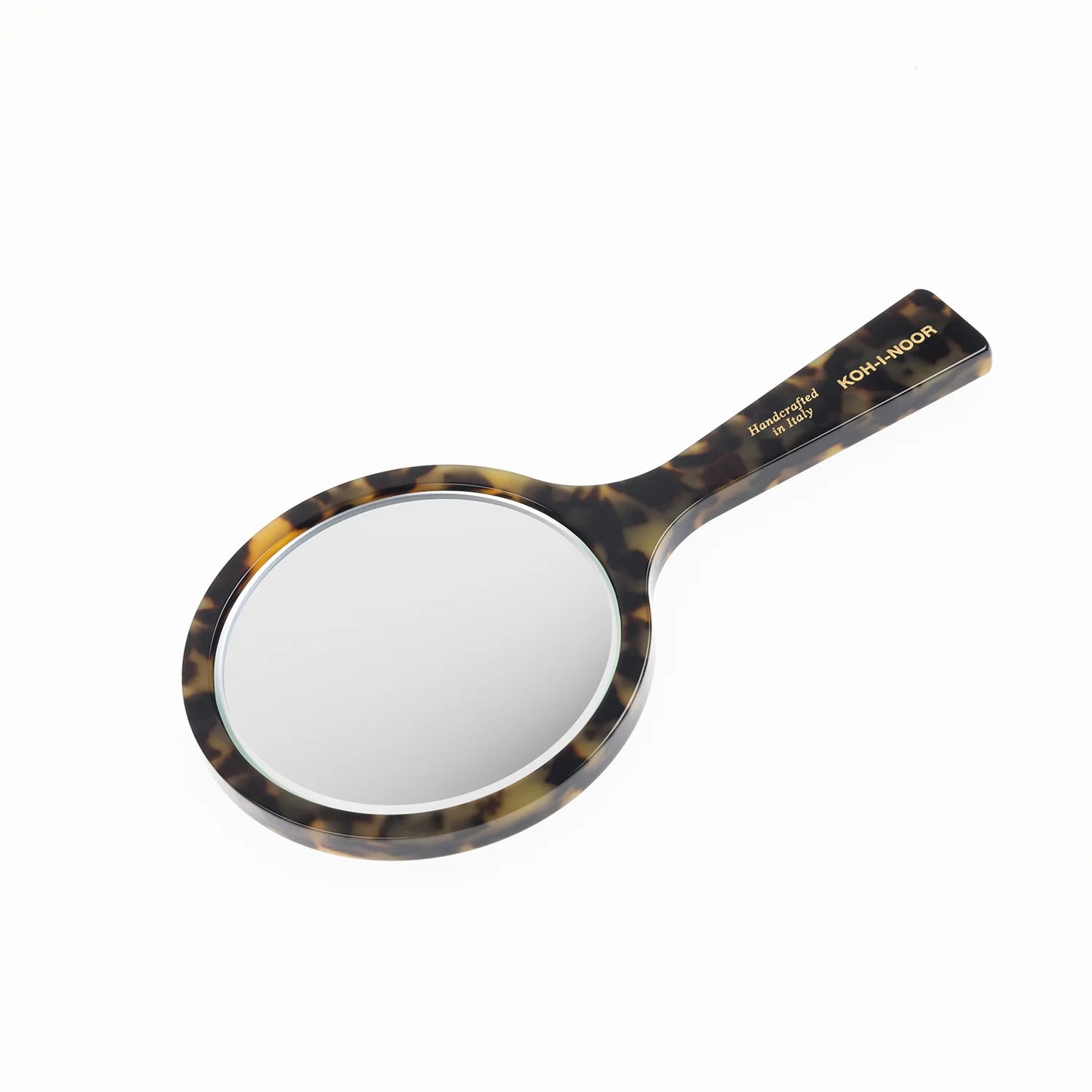 Luxury Flat Mirror with Handle HAVANA GREEN