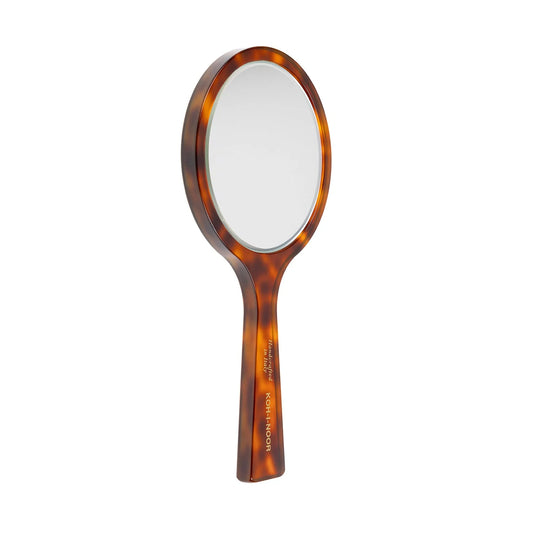 Tortoiseshell Flat Mirror With Handle