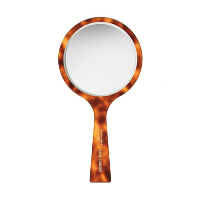 Tortoiseshell Flat Mirror With Handle