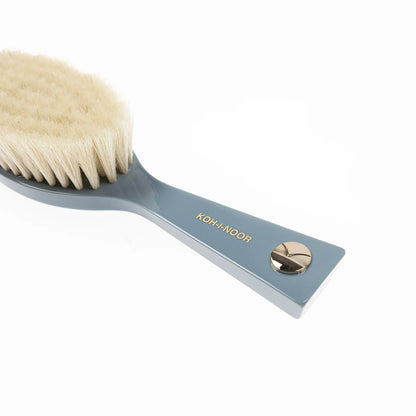 Pastel Baby Hair Brush with Goat Bristles BLUE
