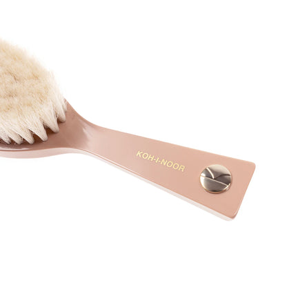 Pastel Baby Hair Brush with Goat Bristles PINK