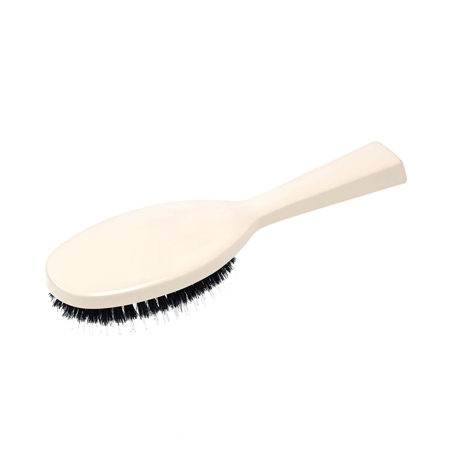 Pastel Pneumatic Large Hair Brush with Boar Bristles and Nylon Pins IVORY