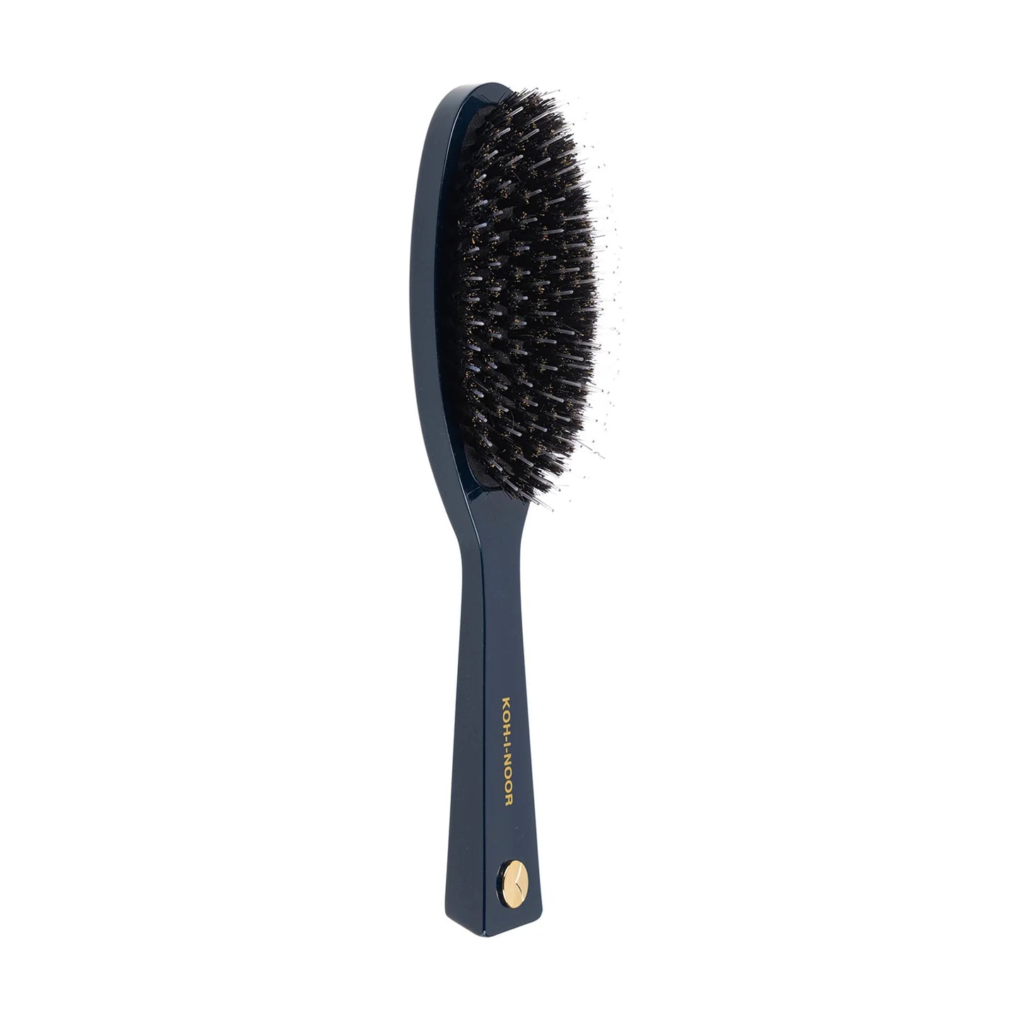 Pastel Pneumatic Large Hair Brush with Boar Bristles and Nylon Pins BLUE