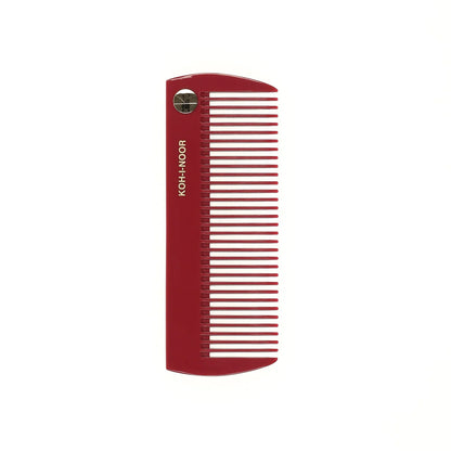 Pastel Wide Teeth Comb RED