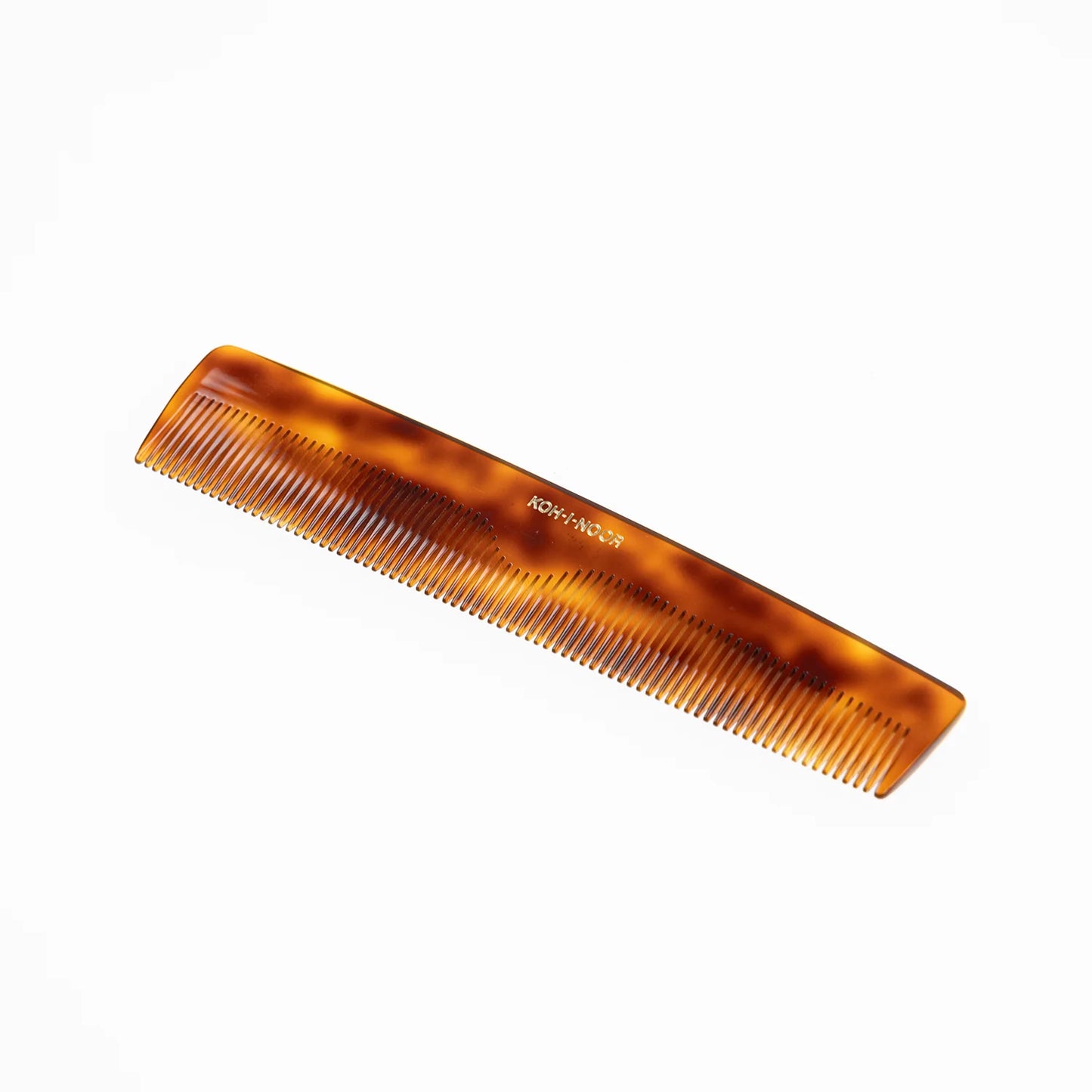 Tortoiseshell Wide and Close Spread Teeth Comb (18.5 x 3.5 cm)