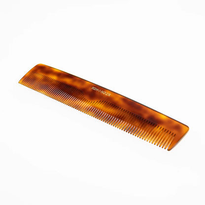 Tortoiseshell Wide and Close Spread Teeth Comb (18.5 x 3.5 cm)