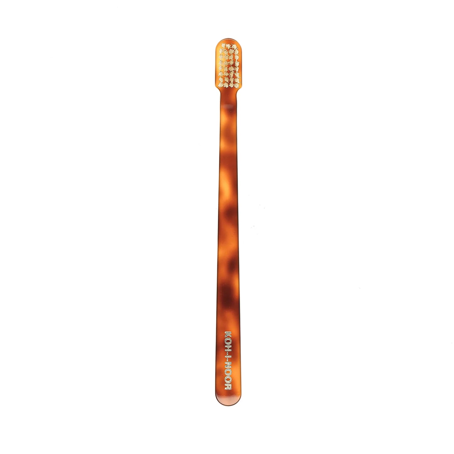 Coccola Tiny Head Toothbrush Medium Natural Bristles Tortoiseshell