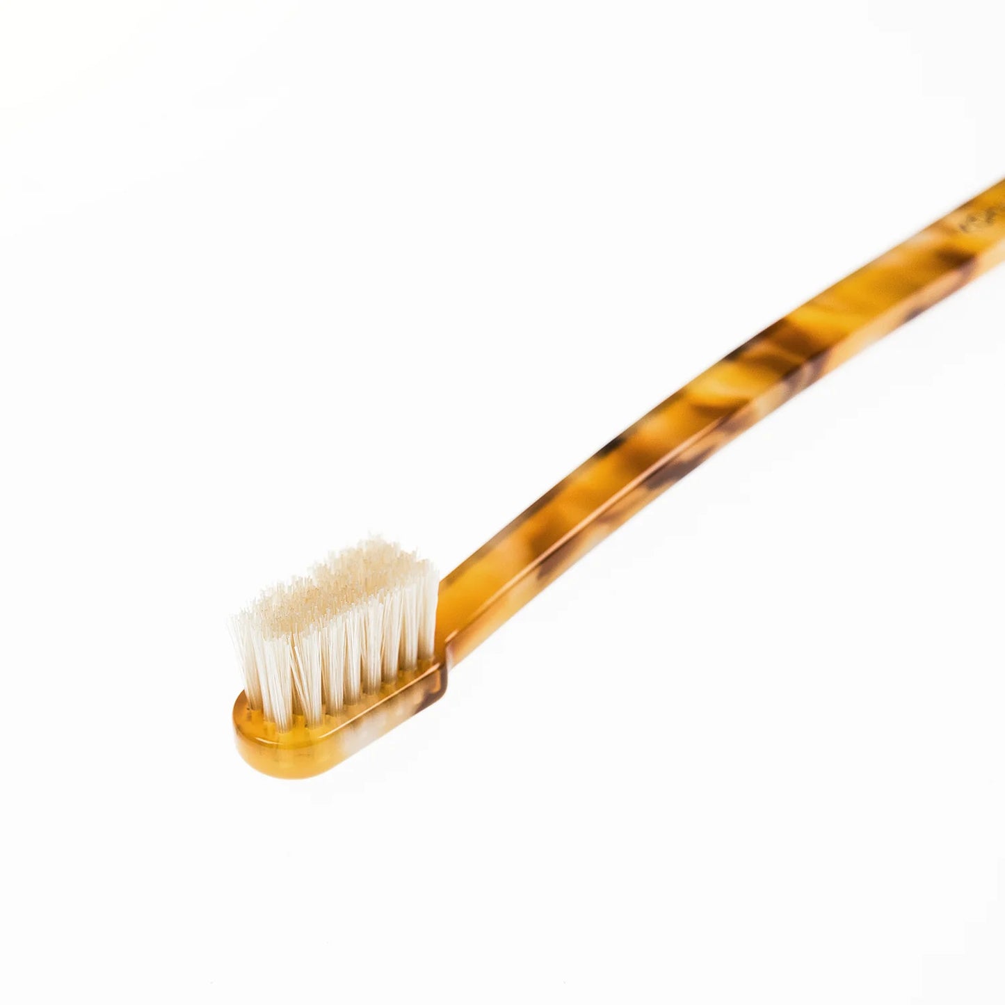 Coccola Tiny Head Toothbrush Medium Natural Bristles HONEY