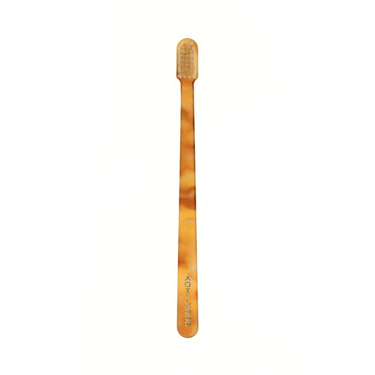 Coccola Tiny Head Toothbrush Medium Natural Bristles HONEY