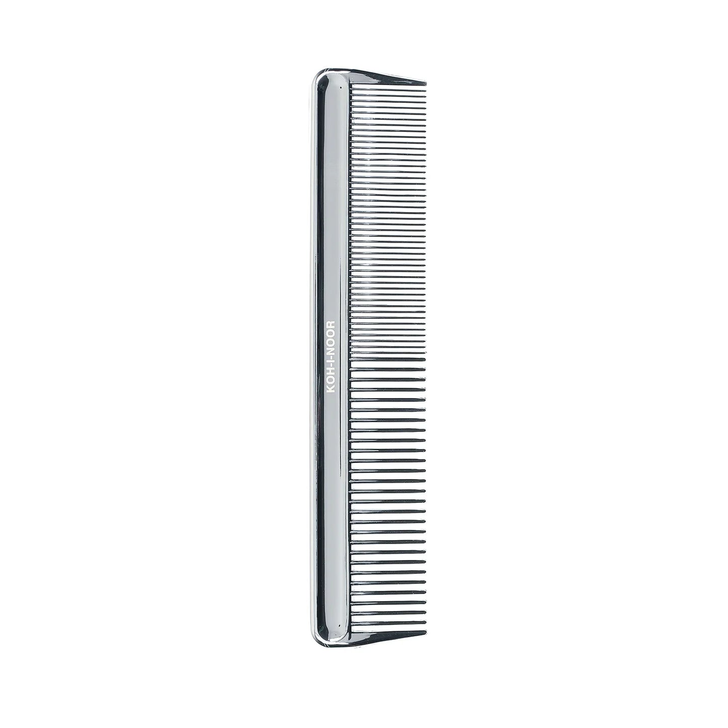 Metallic Wide and Close Spread Teeth Comb CHROME