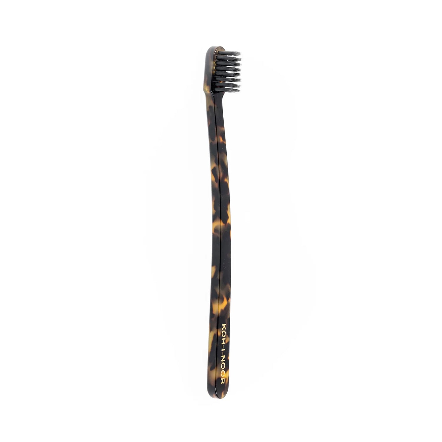 Coccola Tiny Head Toothbrush Soft Carbon Nylon Bristles Tortoiseshell