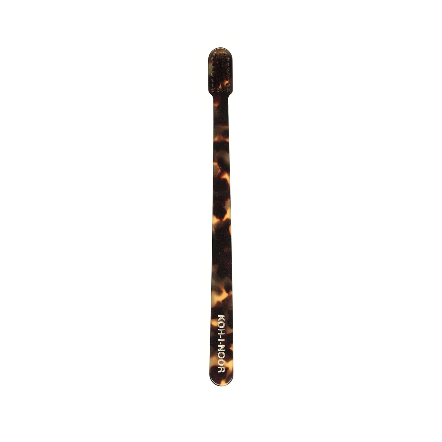 Coccola Tiny Head Toothbrush Soft Carbon Nylon Bristles Tortoiseshell
