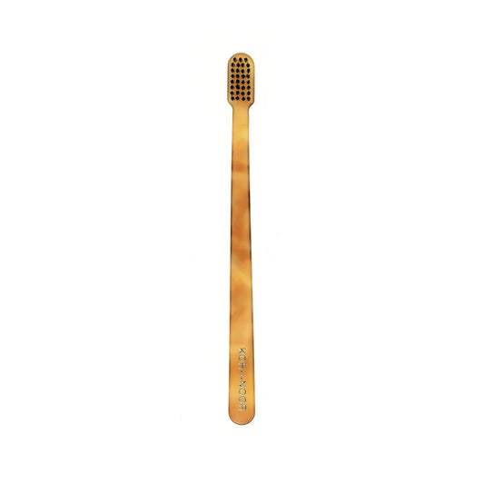 Coccola Tiny Head Toothbrush Soft Carbon Nylon Bristles HONEY