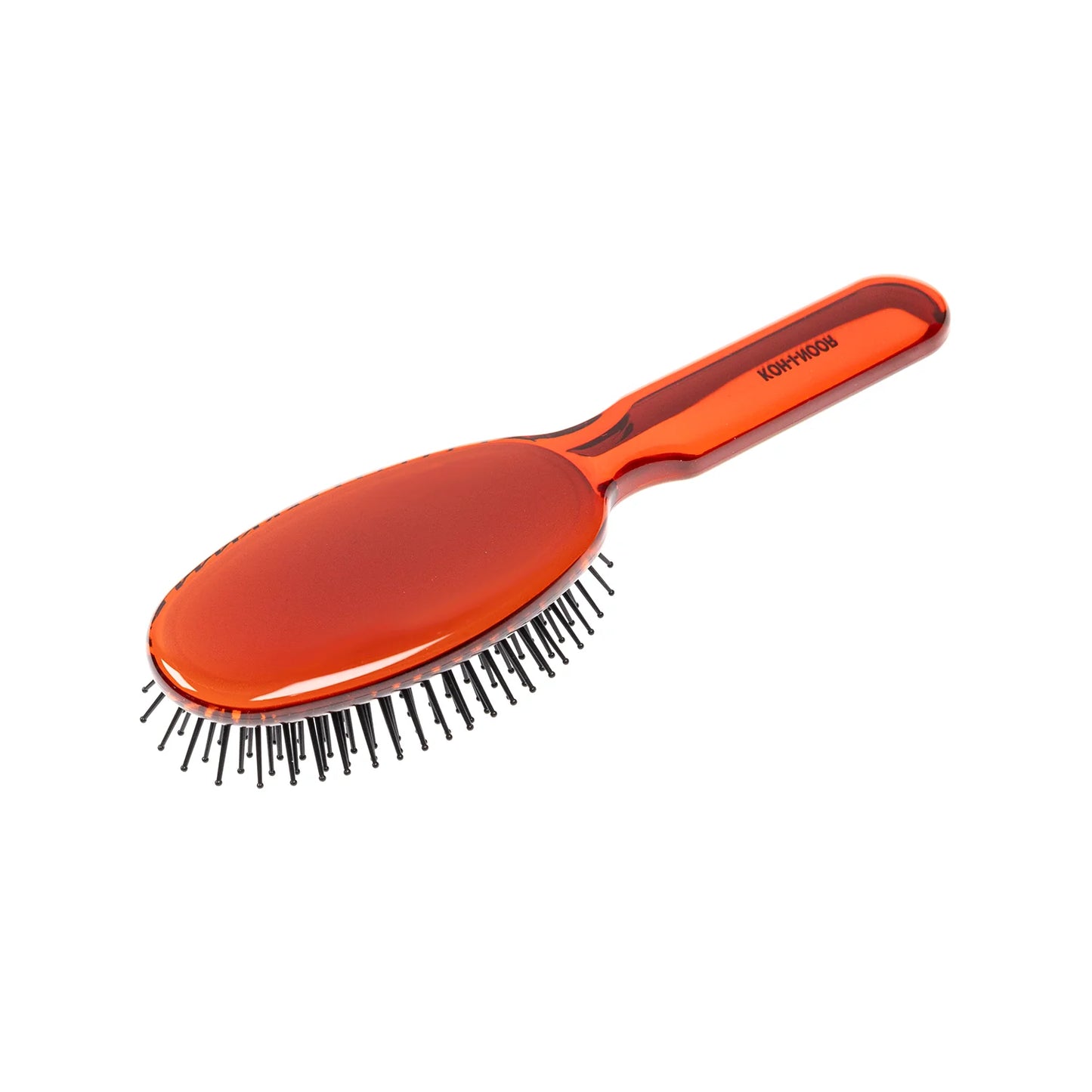 All Season Oval Large Pneumatic Hair Brush with Plastic Pins CORAL