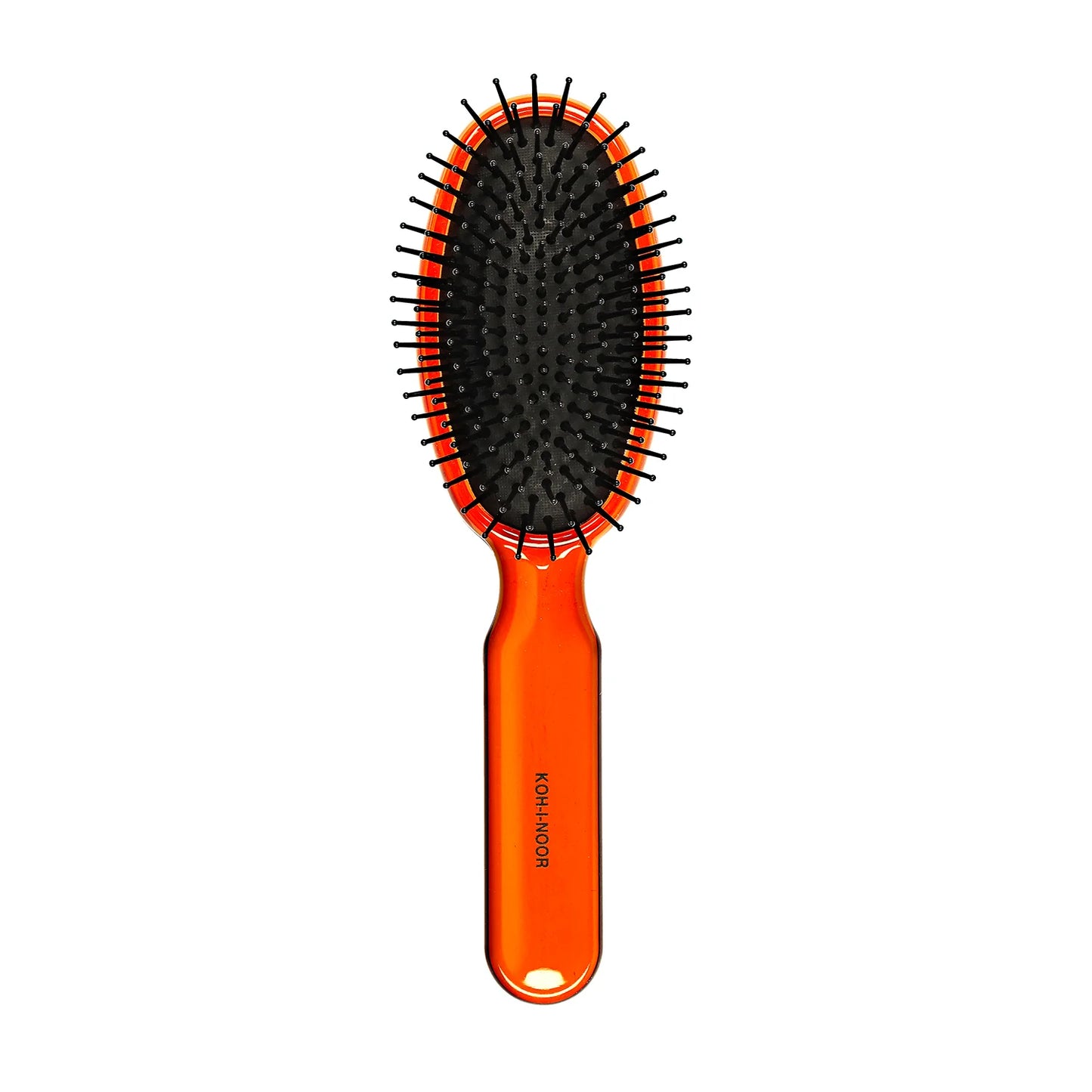 All Season Oval Large Pneumatic Hair Brush with Plastic Pins CORAL