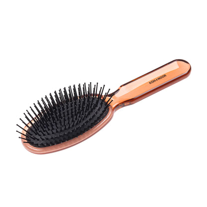 All Season Oval Large Pneumatic Hair Brush with Plastic Pins ROSE