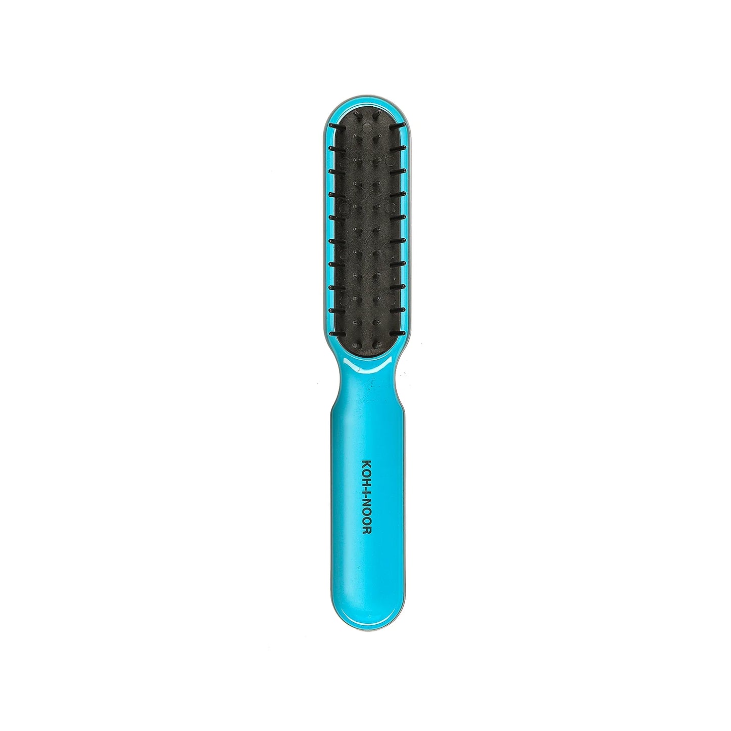 All Season Hair Brush with Plastic Pins, Hairdryer Resistant. Rectangular Medium BLUE