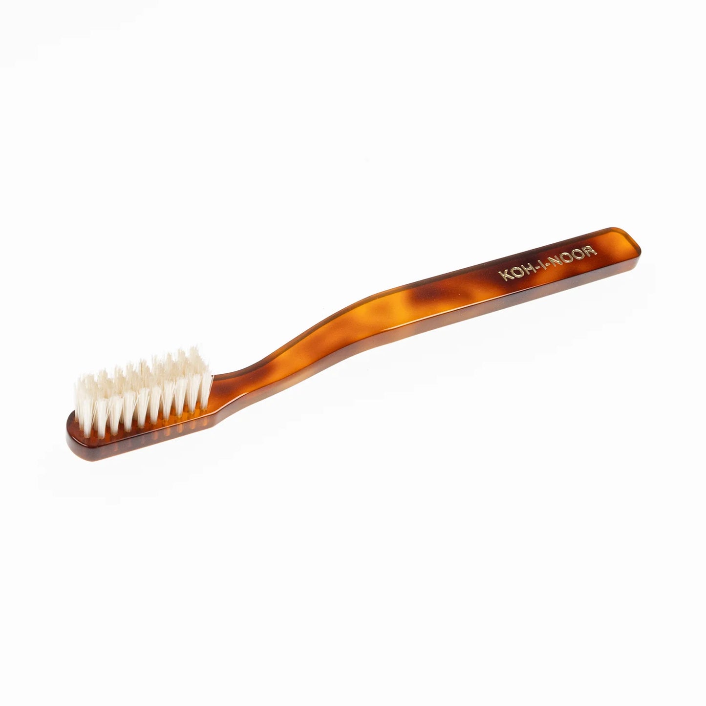 Tortoiseshell Toothbrush Soft Natural Bristles Big Head