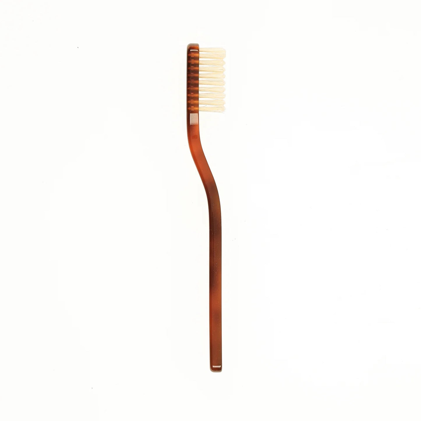 Tortoiseshell Toothbrush Medium Natural Bristles Big Head