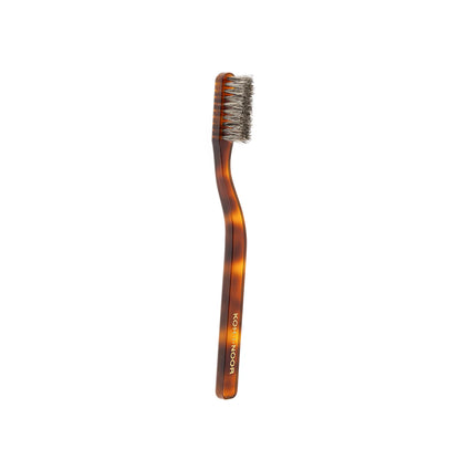 Tortoiseshell Toothbrush Extra Soft Natural Badger Bristles Big Head