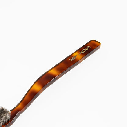 Tortoiseshell Toothbrush Extra Soft Natural Badger Bristles Big Head