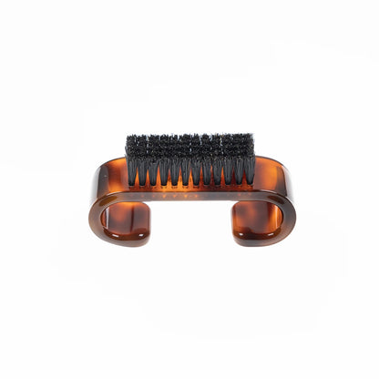 Tortoiseshell Single Nail Brush With Handles