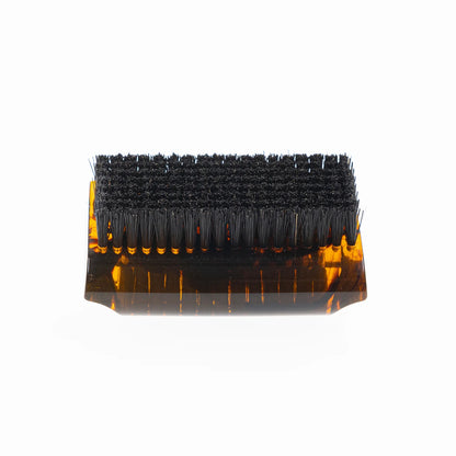 Tortoiseshell Double Nail Brush Boar Bristle