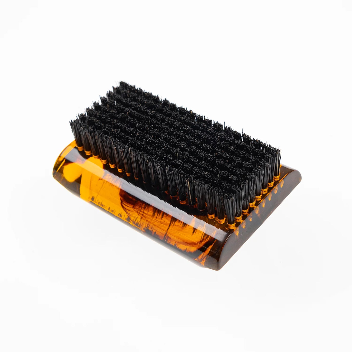 Tortoiseshell Double Nail Brush Boar Bristle