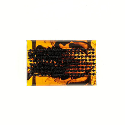 Tortoiseshell Double Nail Brush Boar Bristle
