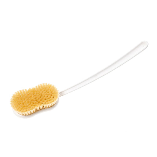 Professional Whitened Bristle Bath Brush Soft Natural WHITE
