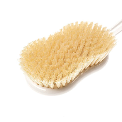 Professional Whitened Bristle Bath Brush Soft Natural WHITE
