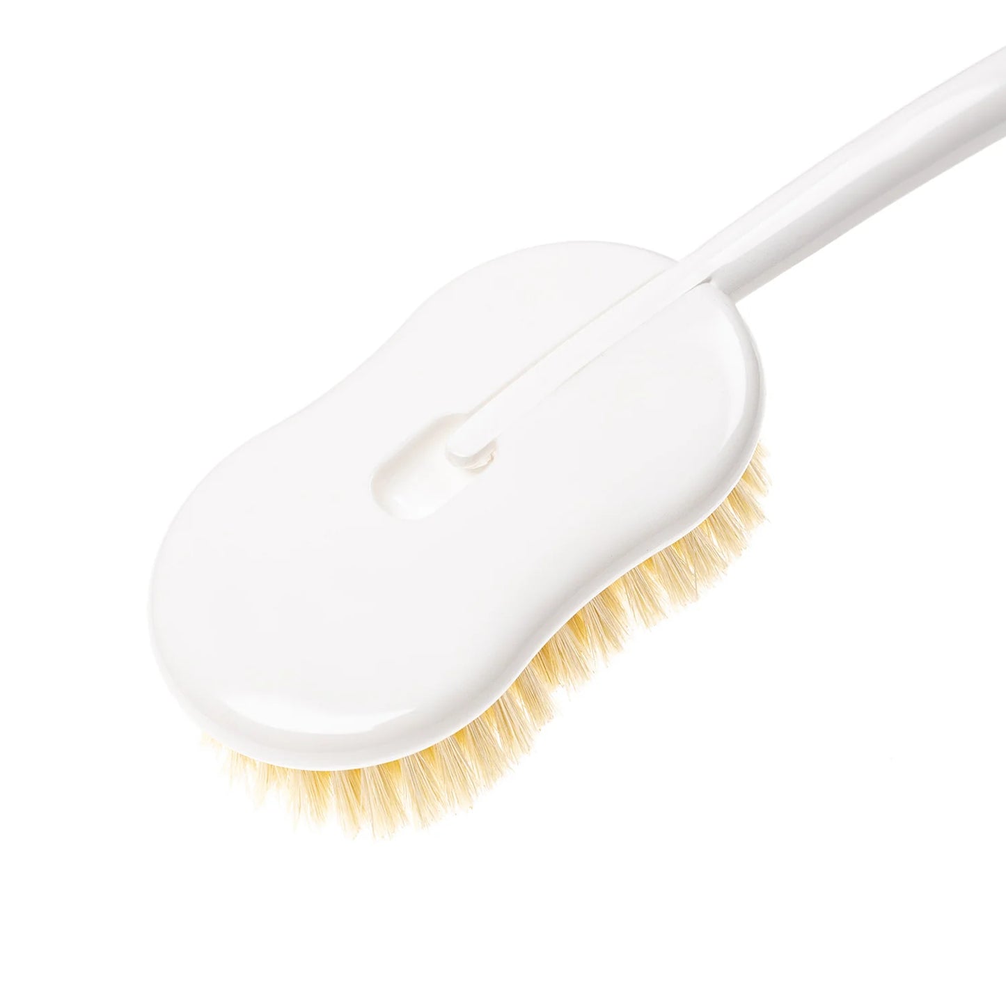 Professional Whitened Bristle Bath Brush Soft Natural WHITE