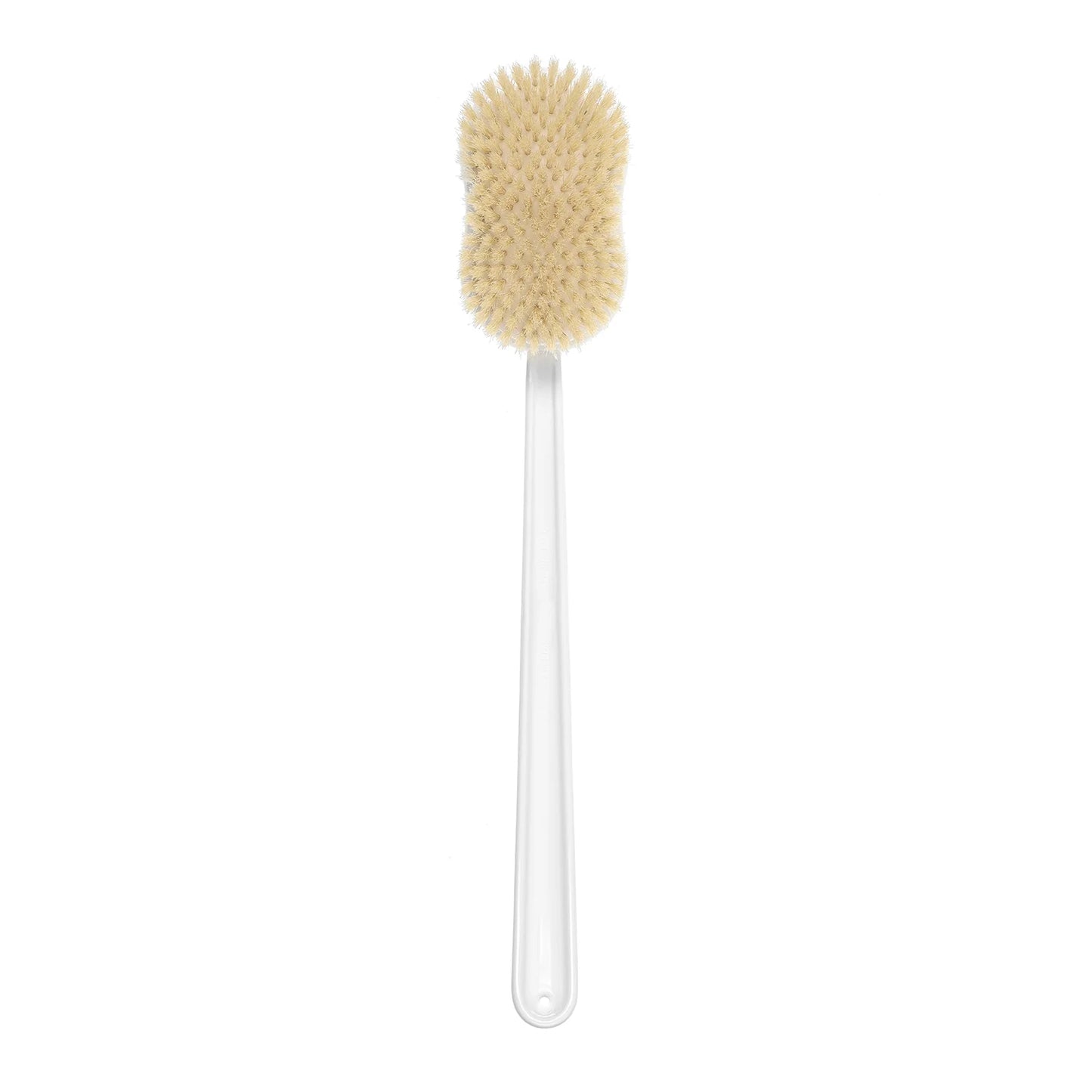 Professional Whitened Bristle Bath Brush Soft Natural WHITE
