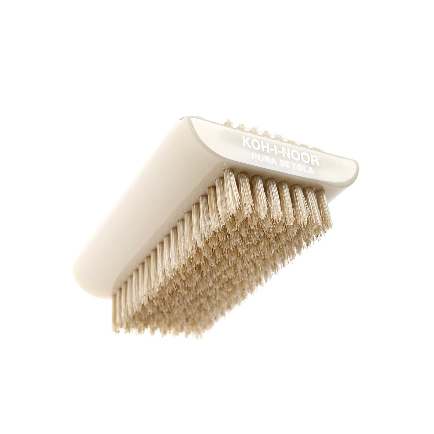 Professional Double Nail Brush Boar Bristle WHITE