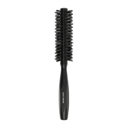 Professional Rounded Boar Bristles Hair Brush with Wooden Handle Small