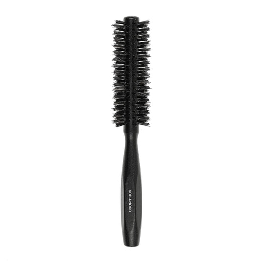 Professional Rounded Boar Bristles Hair Brush with Wooden Handle Small