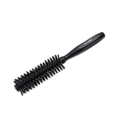 Professional Rounded Boar Bristles Hair Brush with Wooden Handle Small