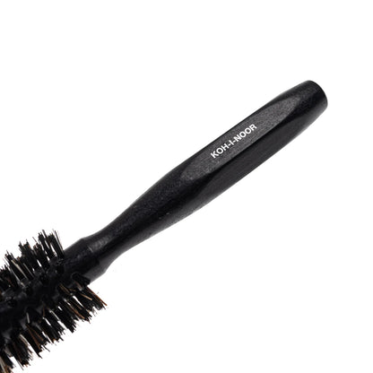 Professional Rounded Boar Bristles Hair Brush with Wooden Handle Large